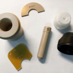 Piezas de plástico industriales mecanizadas